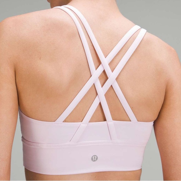 lululemon athletica Other - Lululemon NWT Energy Longline Bra *Medium Support, B–D Cups Meadowsweet Pink